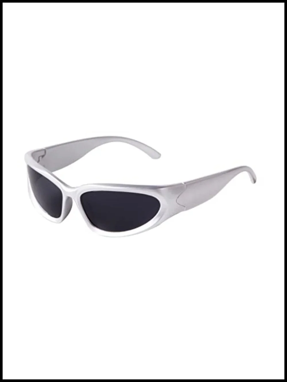 Flexible Wrap Sunglasses UV400 Protection Oval Retro Shades Unisex